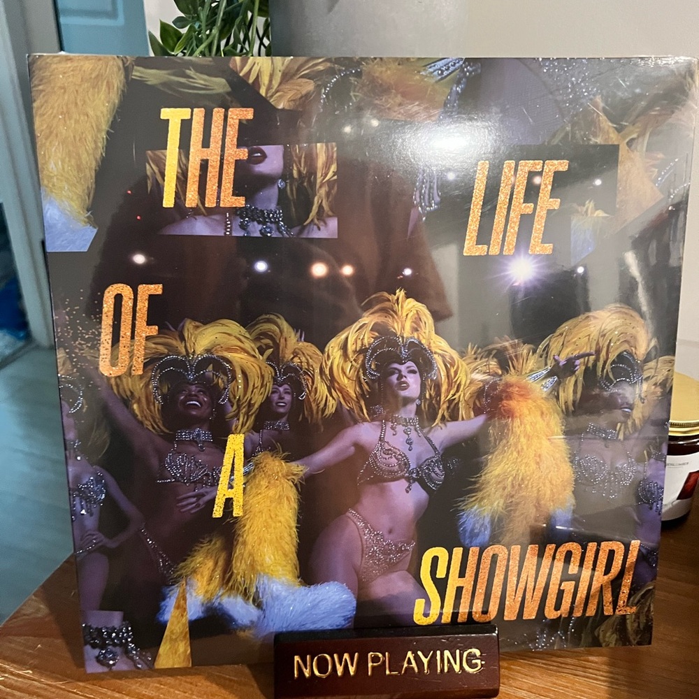 The Life of a Showgirl Vinyl Record lovely bouquet